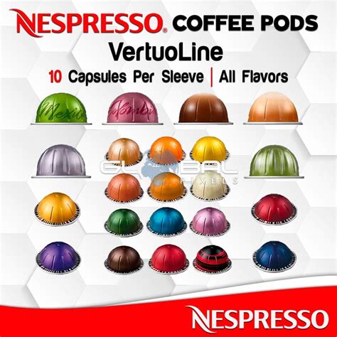 Nespresso Coffee VertuoLine (10 Pods - All Flavors) | Nespresso coffee ...