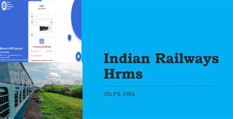 HRMS Railway 2024 | Indian railways Hrms, Hrms railways login, IHRMS in ...