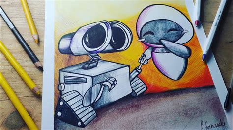 Dibujos Tumblr De Walle Y Eva Dibujo Muy Sencillo De Wall E Y Eva By Daniel Espitia