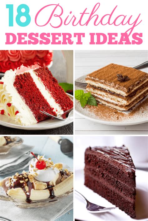 18 Birthday Dessert Ideas That Go Beyond Cake - Insanely Good