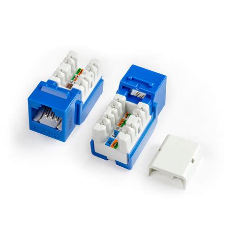 Hyperline | Category 6 Keystone Jack RJ45, 110 IDC, for termination with NE-TOOL, Colour - Hyperline