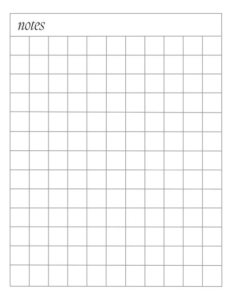 Grid Chart Template