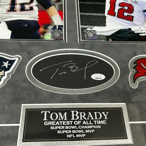 Tom Brady // Autographed Cut + Framed - Tom Brady Memorabilia - Touch ...