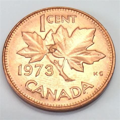 1973 Canada 1 One Cent Copper Penny Canadian Circulated Coin F329 | Coins & Paper Money, Coins ...