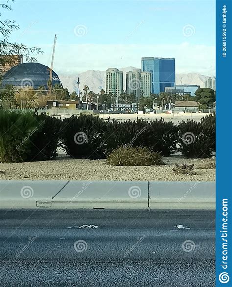 Las Vegas MGM Sphere Aka Thunderdome Construction Editorial Photography ...