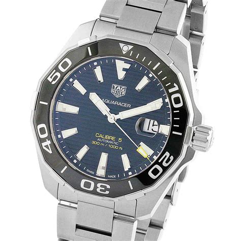 TAG Heuer Aquaracer Calibre 5 43mm Mens Watch WAY201A.BA0927 | Luxury Watches | Watches | Mappin ...