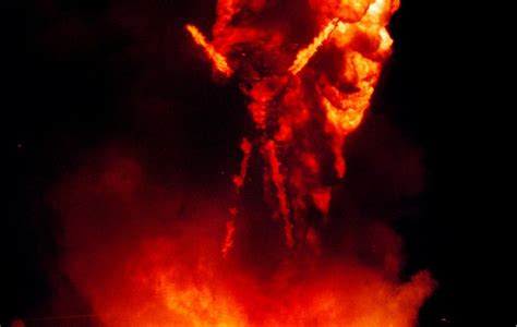 Man dies after jumping into fire of 40ft flaming statue at Burning Man Festival - NME