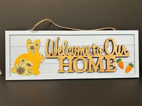 Welcome to Our Home Sign - Etsy