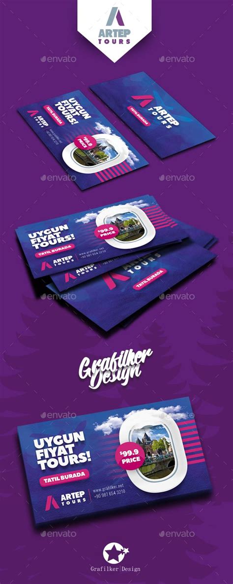 Travel Tours Business Card Templates | Unique business cards design ...