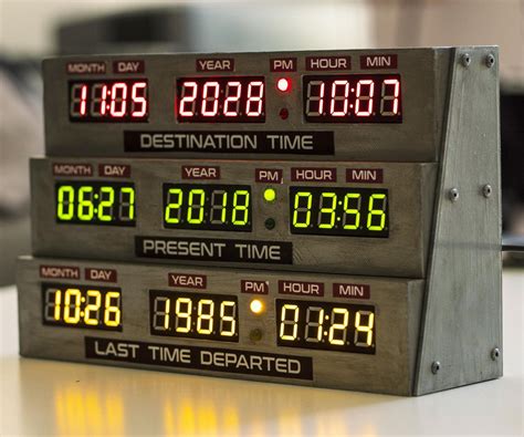 Back to the Future Clock - RTC MODULE : 14 Steps (with Pictures ...