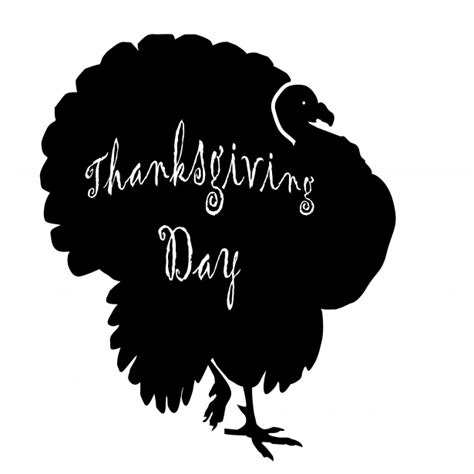 Thanksgiving Day Turkey Silhouette Free Stock Photo - Public Domain Pictures