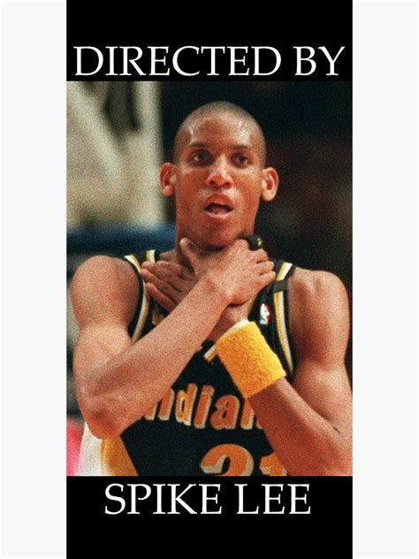 "Legendary Reggie Miller Choke" Poster for Sale by TeeGod | Redbubble