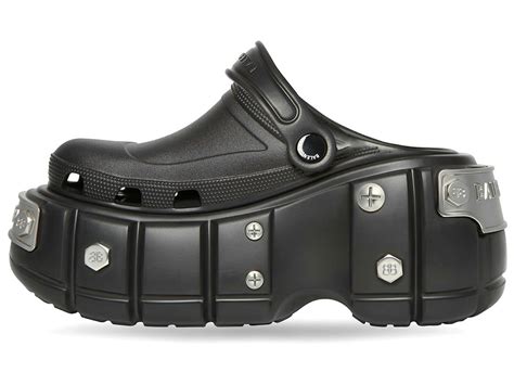 Balenciaga’s platform Crocs go full goth with the ‘HardCroc’