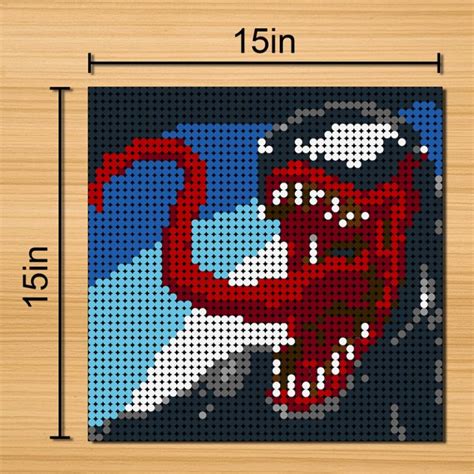 Venom Pixel Art Movie MOC-90115 with 2304 Pieces - MOC Brick Land