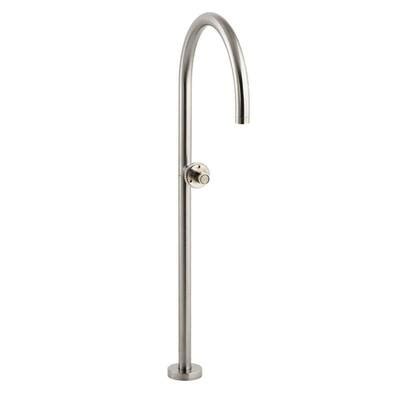 KOHLER Floor Mount Bath Filler in Vibrant Brushed Nickel-K-8359-BN - The Home Depot