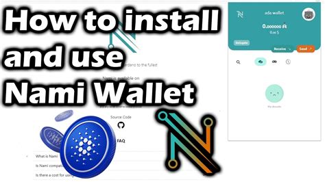 How to Install and use Nami wallet - YouTube