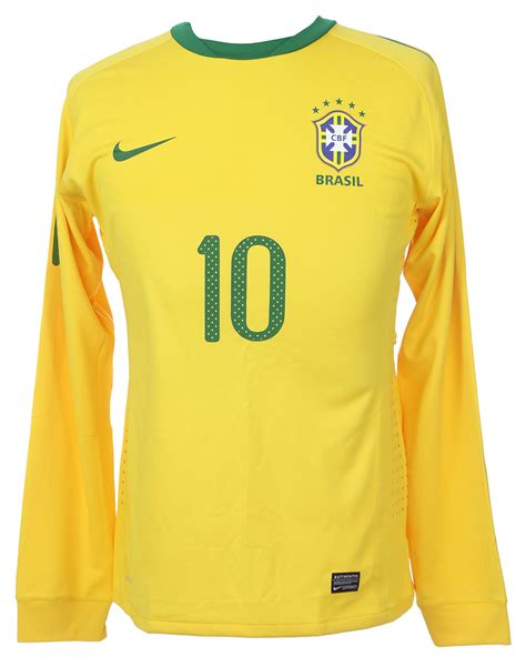 2010 Brazil Kaka Match Worn shirt