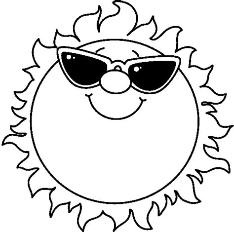 Black And White Summer Clip Art - ClipArt Best