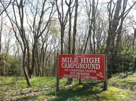 Mile High Campground in Maggie Valley North Carolina NC