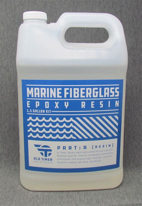 Fiberglass Epoxy Resin Marine Grade 1.5 gallon kit – Old Timer Industries LLC.