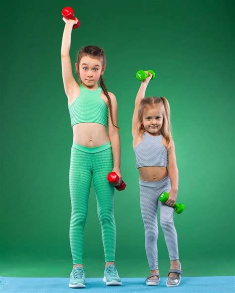 12 Colors of Girls Activewear Kids Yoga Pants Top and - Etsy