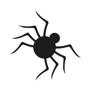 Black Grey White Spider Icon Spider Model Graphic Vector, Spider, Model, Graphic PNG and Vector ...