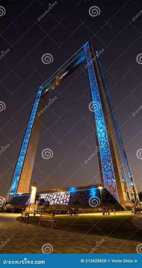 Architectural Structure Dubai Frame Dubai UAE Editorial Stock Photo - Image of planet, structure ...