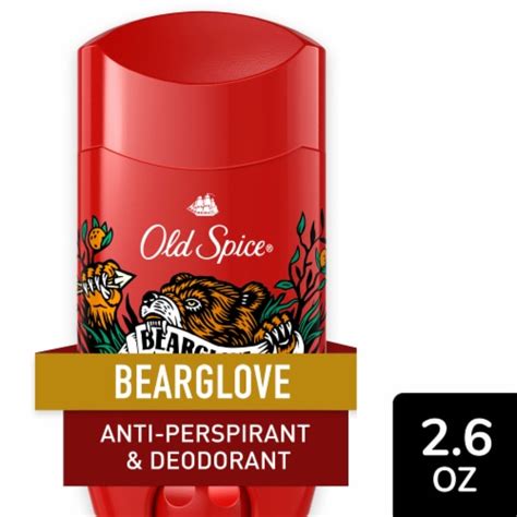 Old Spice Wild Collection for Men Antiperspirant Deodorant Invisible Solid Bearglove Scent 1 ...