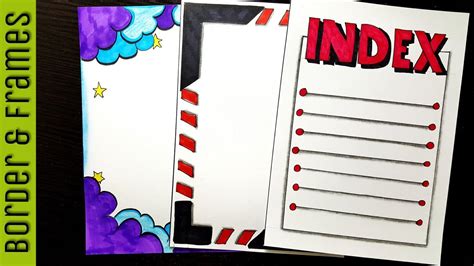 Border Design For Project