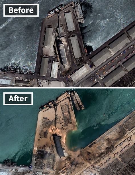 5 Satellite Images Of Beirut Reveal Just How Vast The Damage Caused By The Recent Explosion Is ...