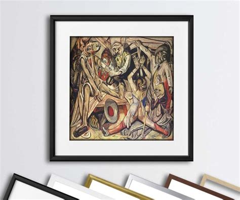 Max Beckmann Print Night 1918 Framed Print Wall Art - Etsy