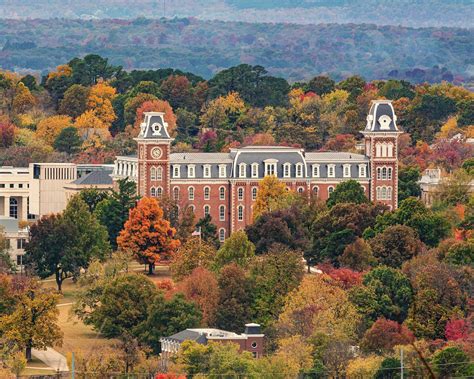 Old Main Autumn Landscape - Fayetteville Arkansas Photograph by Gregory ...