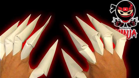 Origami ideas: How To Make Origami Ninja Claws