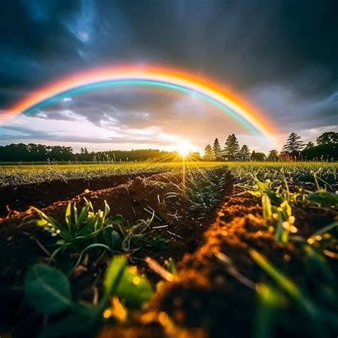 Premium AI Image | beautiful rainbow photography