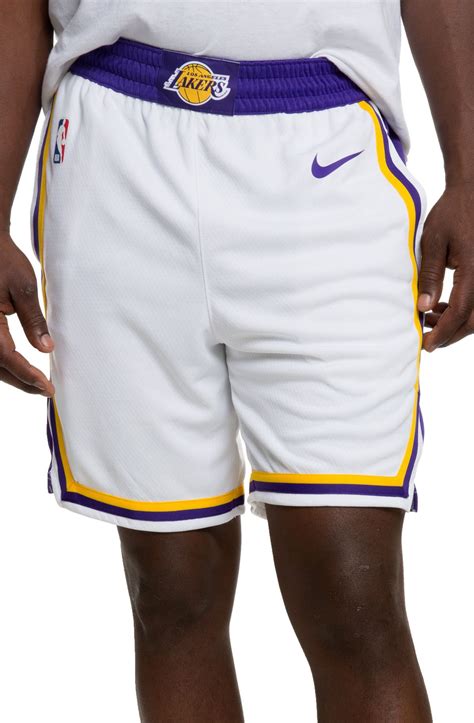 NIKE LOS ANGELES LAKERS SWINGMAN SHORTS AJ5616 100 - Shiekh