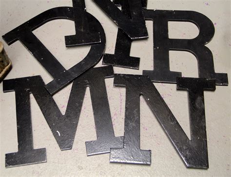 FOUND in ITHACA » Metal Sign Letters (Approx 8″ high)