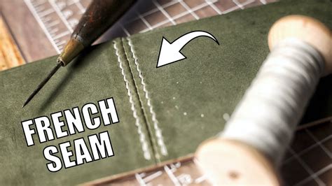 The Fanciest Leather Seam of All?! (FRENCH SEAM TUTORIAL) - YouTube