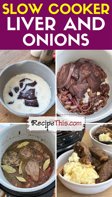 Slow Cooker Liver And Onions | Recipe This