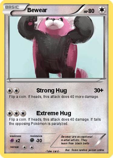 Pokémon Bewear 3 3 - Strong Hug - My Pokemon Card