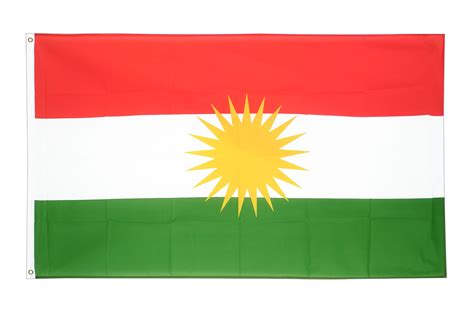 Große Kurdistan Flagge - 150 x 250 cm - FlaggenPlatz Online Shop