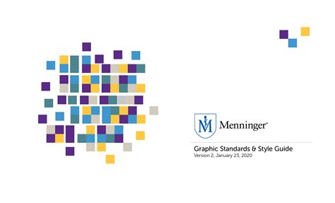 Menninger Style Guide on Behance