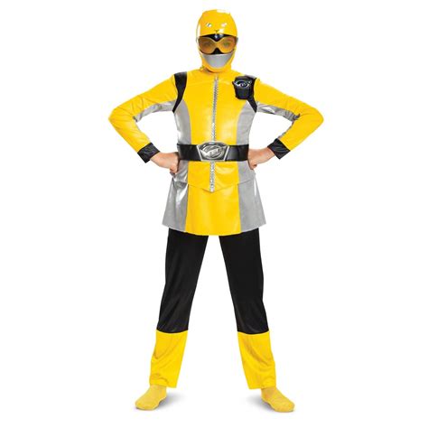 Halloween Yellow Ranger Beast Morpher Deluxe Child Costume - Walmart.com