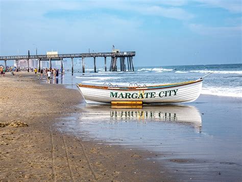 Photograph of Margate cityNJ Beach With the Fishing Pier | Etsy