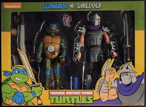 TMNT LEONARDO VS SHREDDER SET TEENAGE MUTANT NINJA