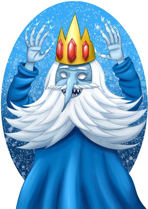 Ice King Fanart Print, Adventure Time Artwork, Small Artist Art Print ...