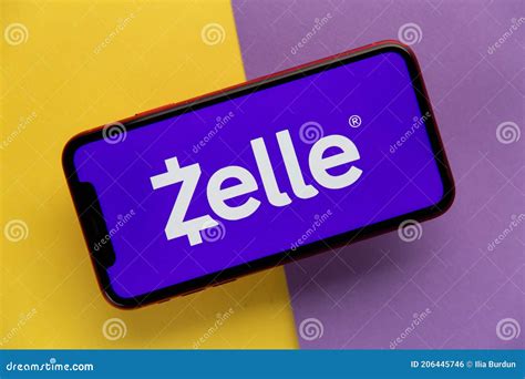 Tula, Russia - November 11, 2020: Zelle Logo on IPhone Display ...