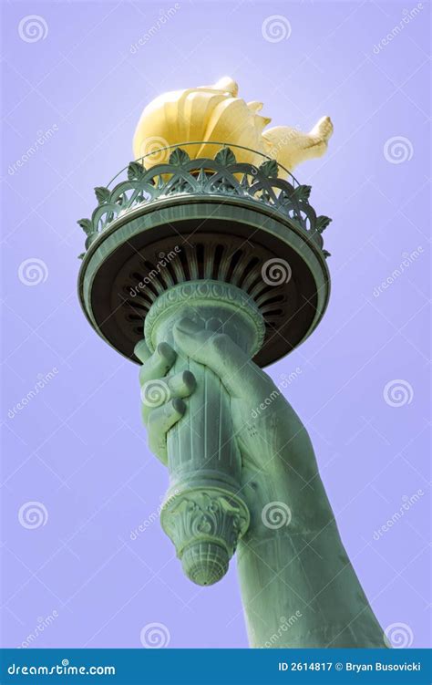 Statue of Liberty's Torch stock image. Image of city, independence ...