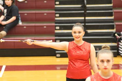 Ninth grade indoor majorettes compete – Livewire