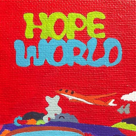 Hope World Album Cover Tile | Etsy