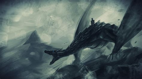 Night King on Viserion [3840 x 2160] : wallpapers